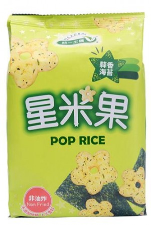 【統一生機】星米果-蒜香海苔(50公克/包) 養生零食  寶寶零食