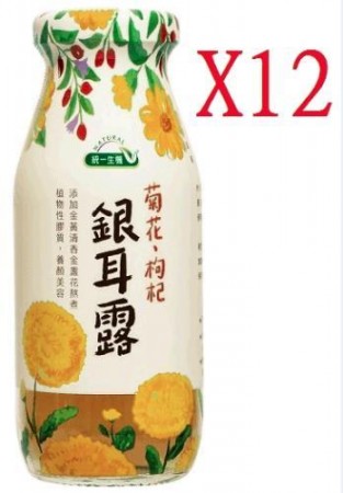  統一生機菊花枸杞銀耳露(12瓶)
