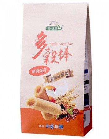 【統一生機】紅藜多穀棒-經典蛋黃(150公克/袋) 養生零食