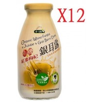 統一有機紅棗枸杞銀耳露(12瓶)