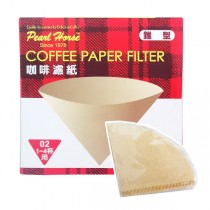日本寶馬Pearl Horse 椎型咖啡濾紙 1~4杯用 (40枚入/盒)(平均每盒$53)